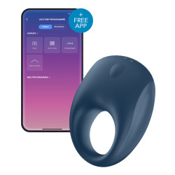 Satisfyer Cockring vibrant connecté Strong One Satisfyer